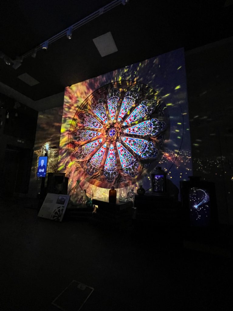 Rose Window storyteller at Inverness Castle Experience