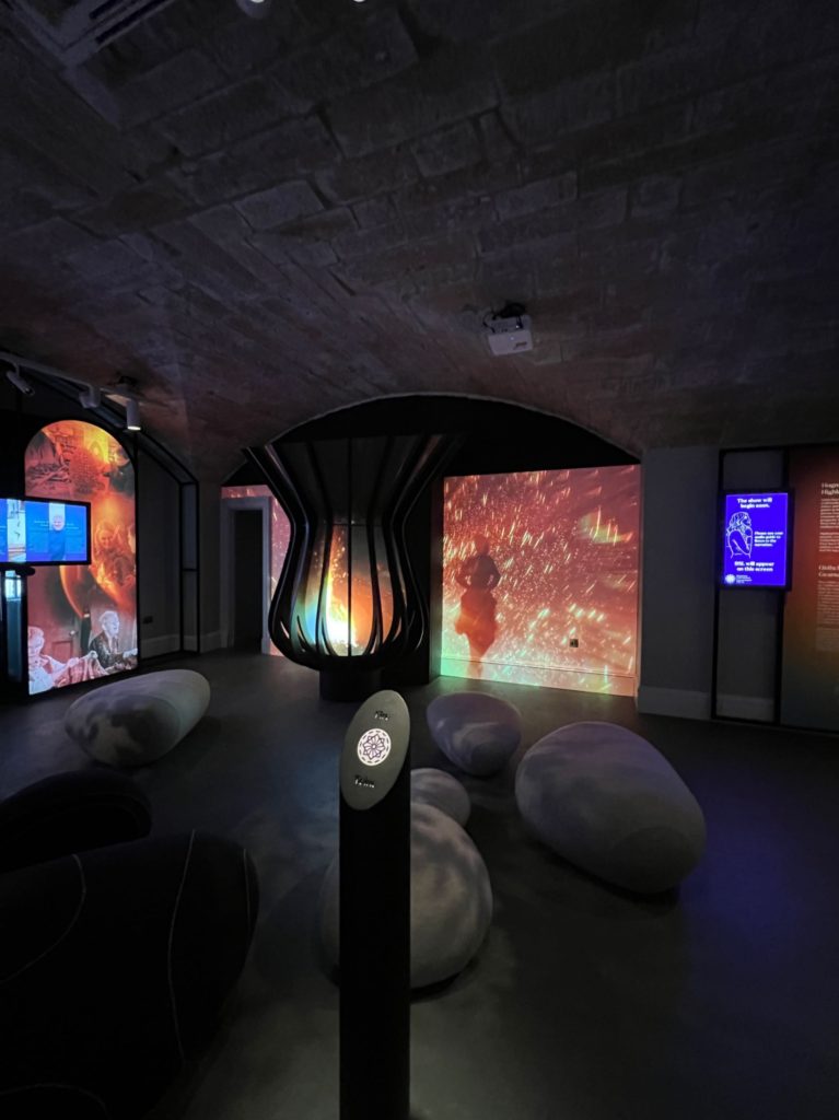 Fireplace room interactive experience at Inverness Castle