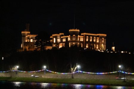 Inverness Castle at night